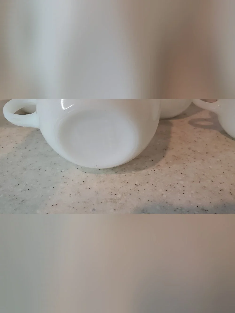 Vintage Pyrex Corning Morning Blue Morning Star Coffee Cups Set of 7 Milk Glass